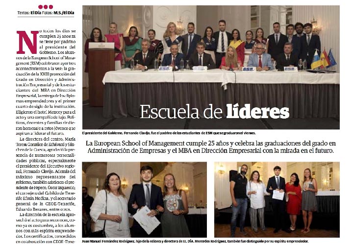 Bircham University 2017 Spain ESM Tenerife Graduation Bircham University 2017 Spain ESM Tenerife Graduation
