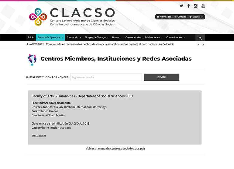 Bircham University CLACSO - Consejo Latinoamericano de Ciencias Sociales Bircham University CLACSO - Consejo Latinoamericano de Ciencias Sociales