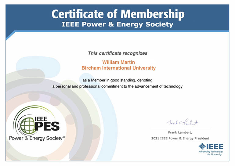 Bircham University IEEE PES - Power & Energy Society Bircham University IEEE PES - Power & Energy Society