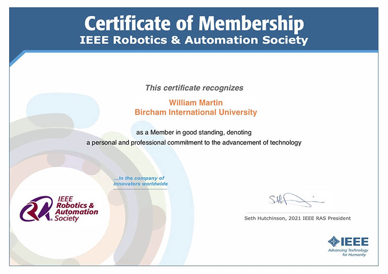 Bircham University IEEE RAS - Robotics and Automation Society Bircham University IEEE RAS - Robotics and Automation Society