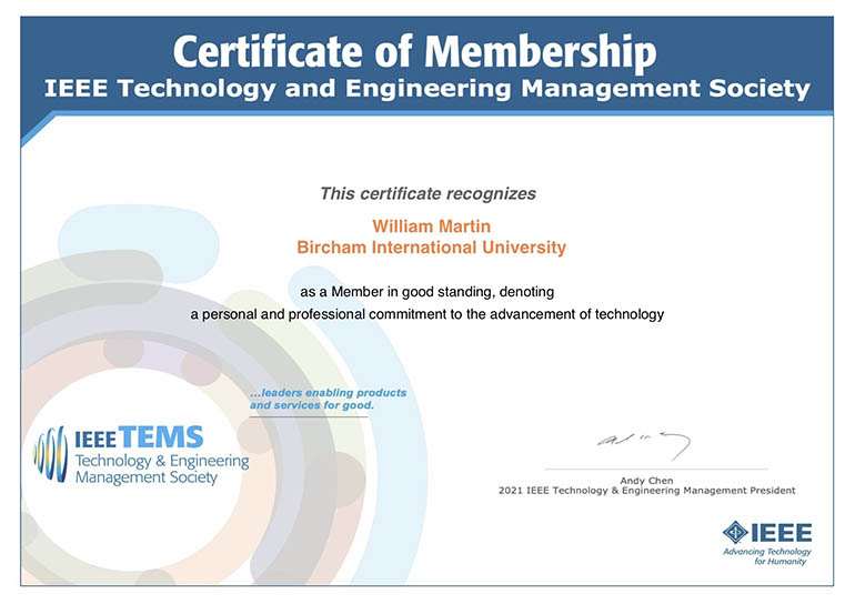 Bircham University IEEE TEMS - Technology and Engineering Management Society Bircham University IEEE TEMS - Technology and Engineering Management Society